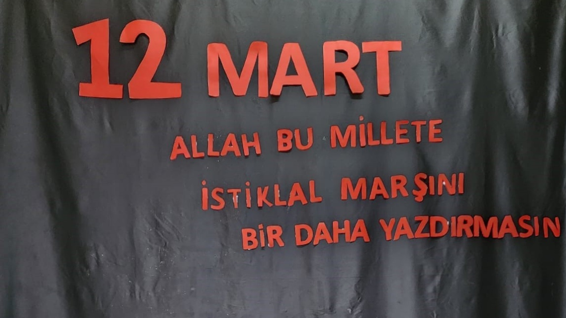 Okulumuzda 12 Mart İstiklal Marşı'nın Kabulünün 103.yılı coşkuyla kutlandı